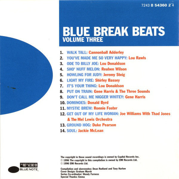 Various - Blue Break Beats Volume Three (CD) Image