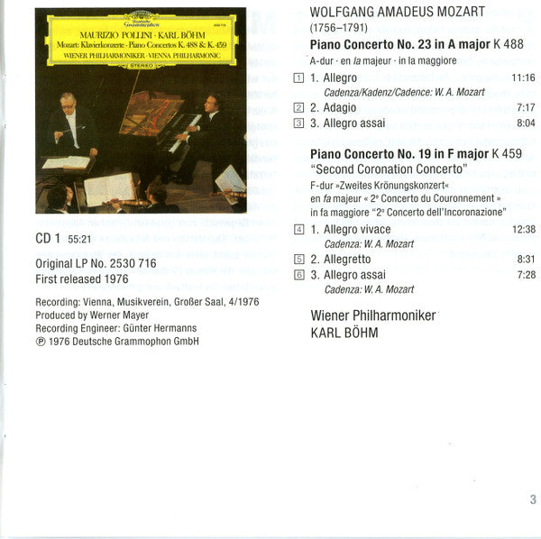Maurizio Pollini, Wolfgang Amadeus Mozart, Ludwig van Beethoven, Johannes Brahms - Maurizio Pollini Concertos (CD) (8)