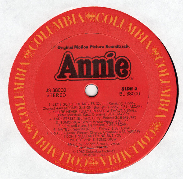 Various - Annie (Original Motion Picture Soundtrack) (Vinyl) Image
