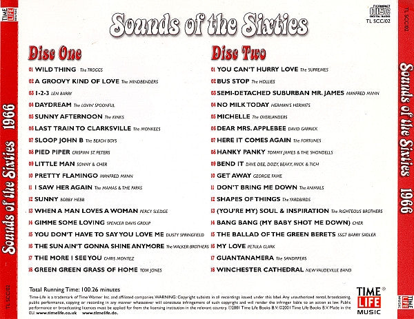 Various - Sounds Of The Sixties - 1966 (CD) (2 CD) Image