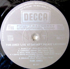 Tom Jones - Live At Caesar's Palace Las Vegas (Vinyl) (2 LP) Image