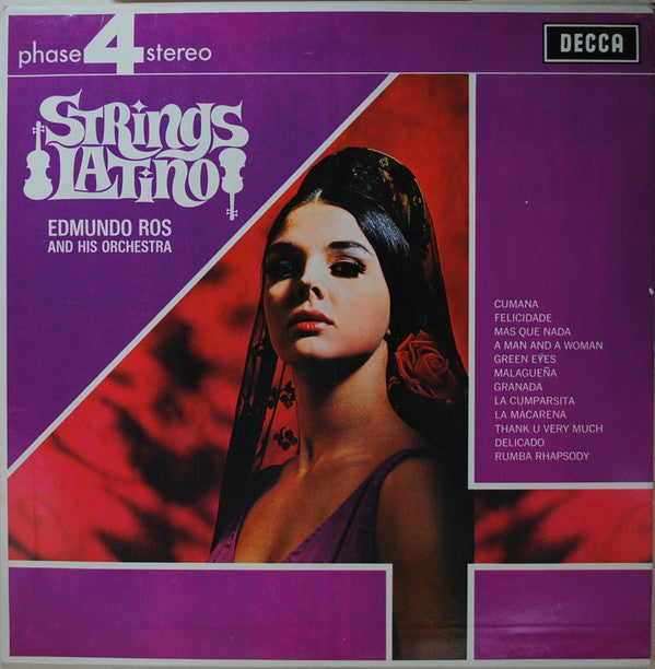 Edmundo Ros & His Orchestra - Strings Latino (Vinyl) Image