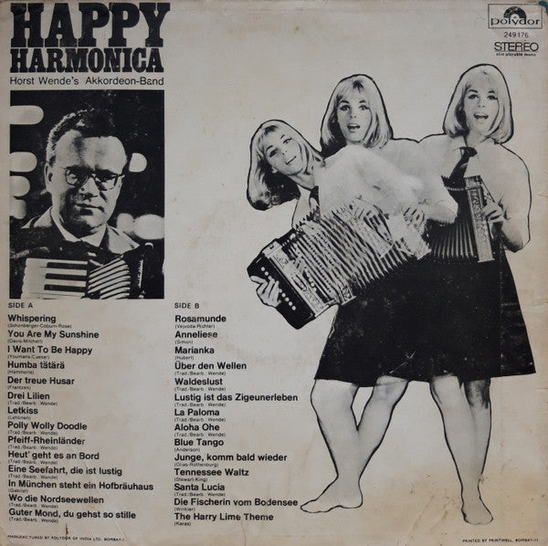 Horst Wende's Akkordeon-Band - Happy Harmonica (Vinyl)