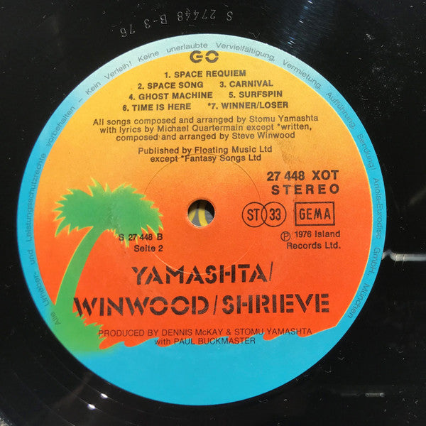 Stomu Yamash'ta / Steve Winwood / Michael Shrieve - Go (Vinyl)