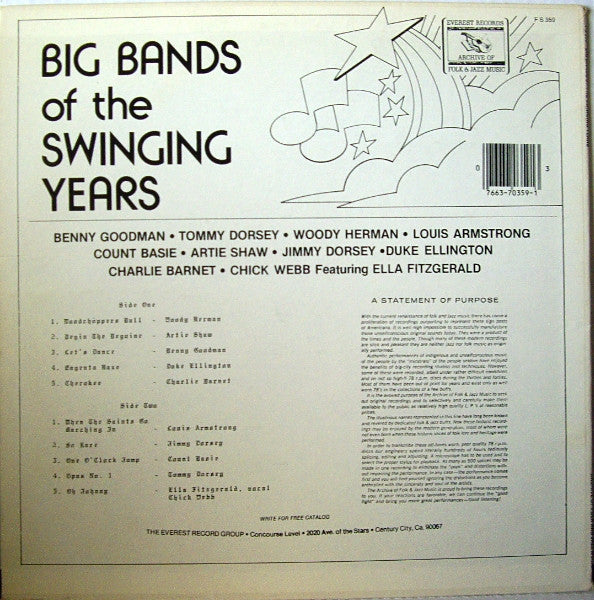 Various - Big Bands Of The Swinging Years (Vinyl) Image
