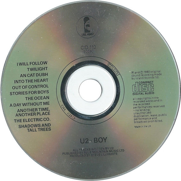 U2 - Boy (CD) Image