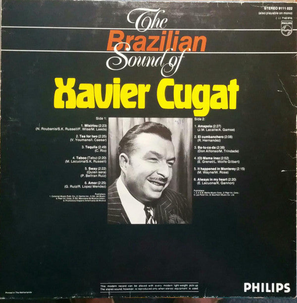 Xavier Cugat - The Brazilian Sound Of Xavier Cugat (Vinyl) Image