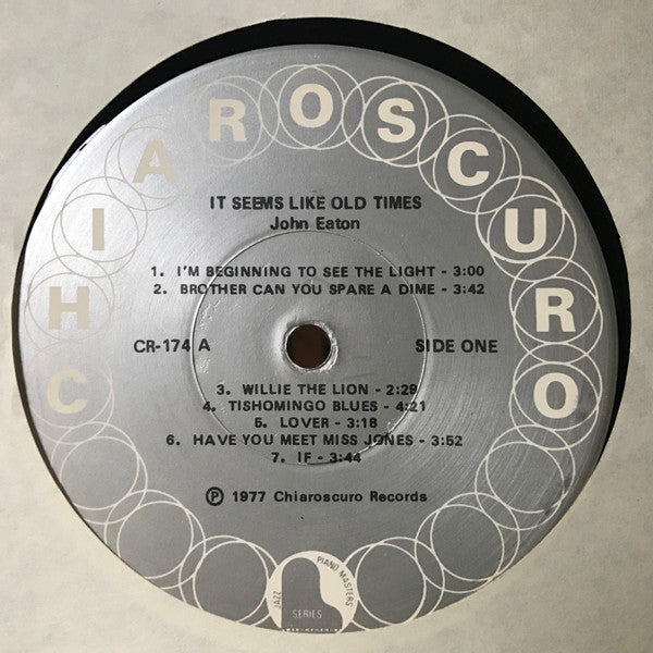 Johnny Eaton - It Seems Like Old Times (Vinyl)