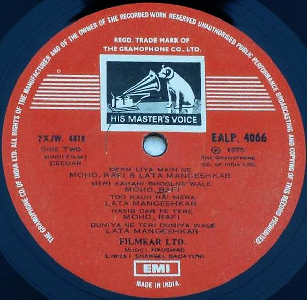 Naushad - Deedar (Vinyl) Image