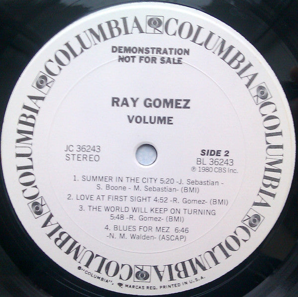 Ray Gomez - Volume (Vinyl) Image