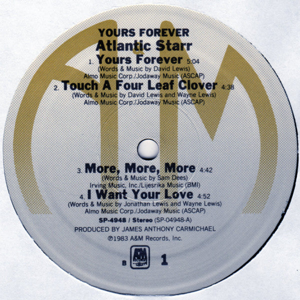 Atlantic Starr - Yours Forever (Vinyl)