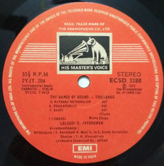 Lalgudi Jayaraman - The Dance Of Sound Thillanas (Vinyl) Image