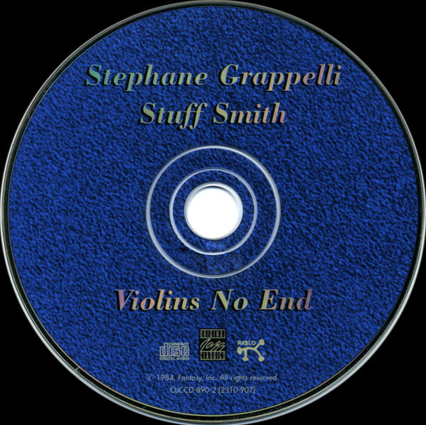 StÃ©phane Grappelli, Stuff Smith - Violins No End (CD) Image