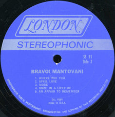 Mantovani - Bravo, Mantovani (Vinyl)