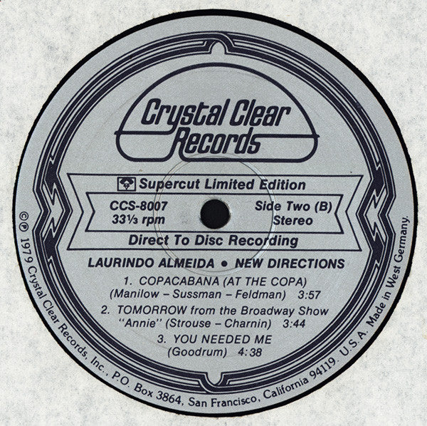 Laurindo Almeida - New Directions (Vinyl) Image