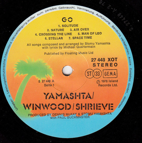 Stomu Yamash'ta / Steve Winwood / Michael Shrieve - Go (Vinyl)