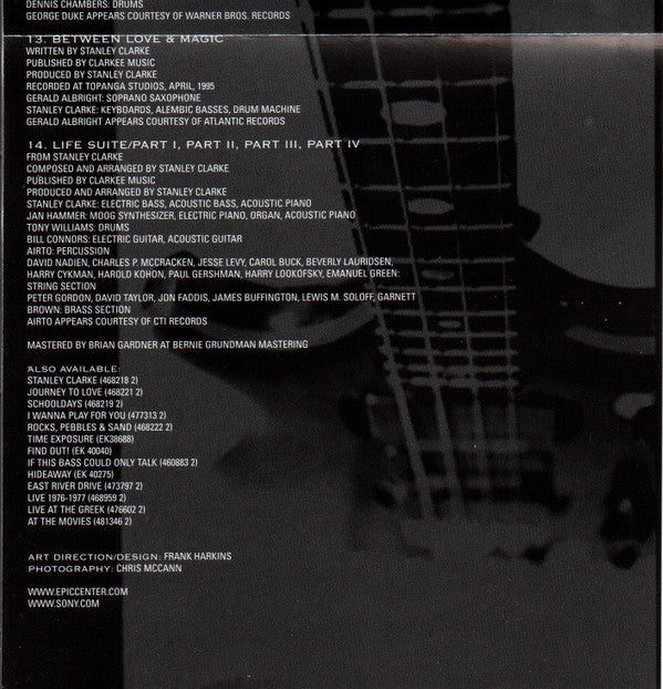 Stanley Clarke - The Bass-ic Collection (CD) Image