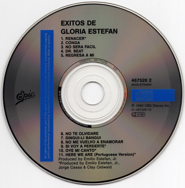 Gloria Estefan - Exitos De Gloria Estefan (CD) Image