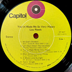 Lou Rawls - You've Made Me So Very Happy (Vinyl)