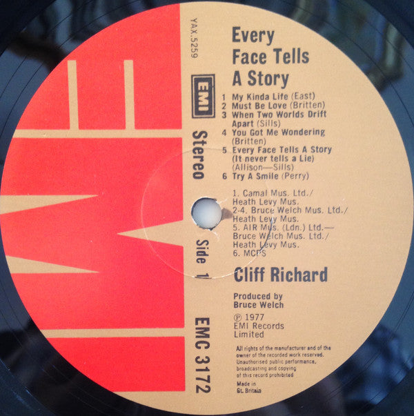 Cliff Richard - Every Face Tells A Story (Vinyl)