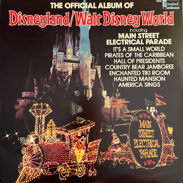 Various - The Official Album Of Disneyland/Walt Disney World (Vinyl)