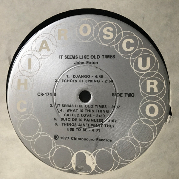 Johnny Eaton - It Seems Like Old Times (Vinyl)