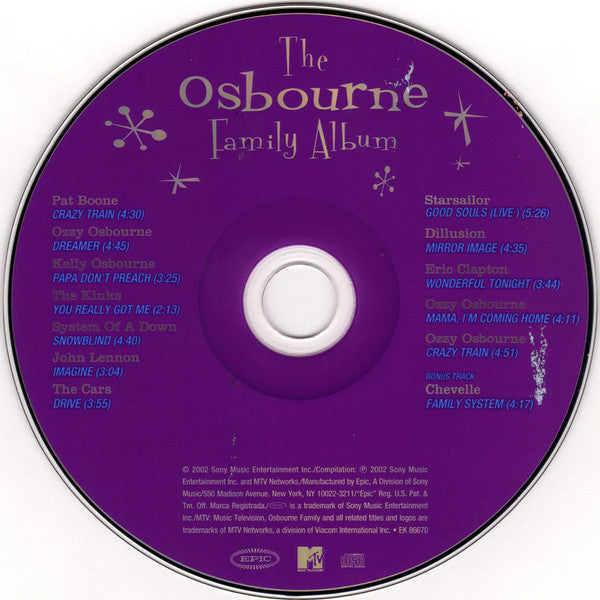 Osbournes, The - The Osbourne Family Album (CD)