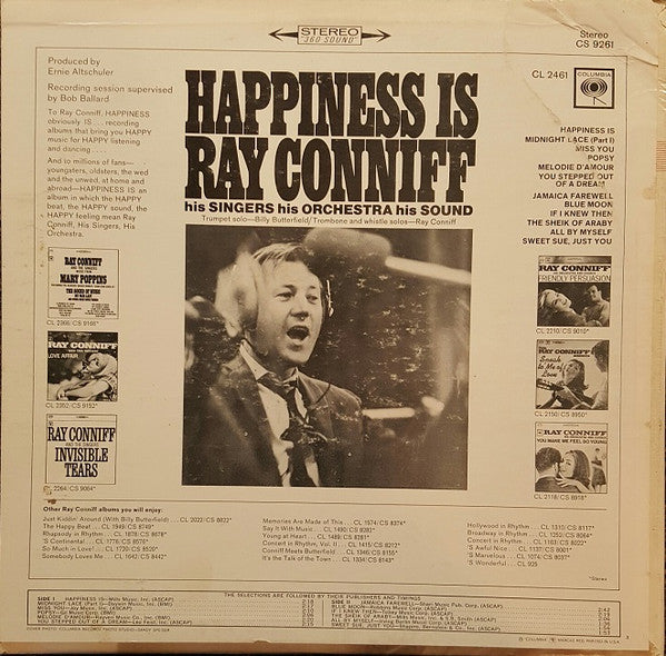 Ray Conniff & His Orchestra & Singers - Happiness Is (Vinyl) Image