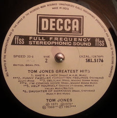 Tom Jones - Greatest Hits (Vinyl)