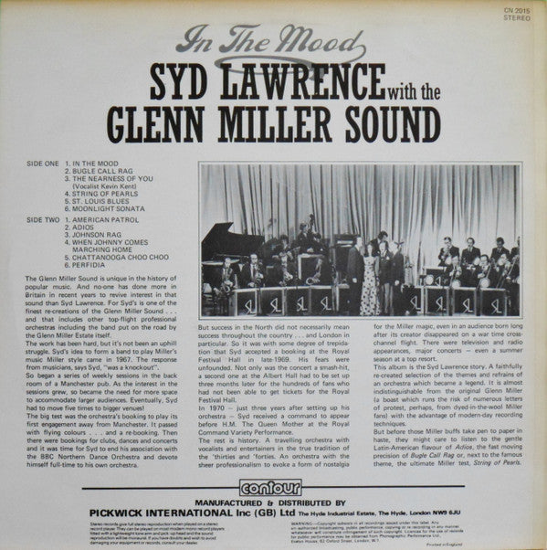 Syd Lawrence And His Orchestra - In The Mood (Vinyl) Image