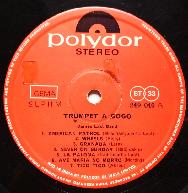 James Last - Trumpet Ã€ Gogo (Vinyl) Image