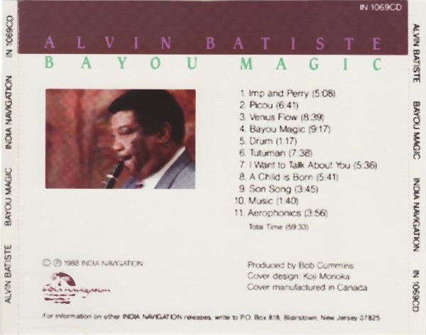 Alvin Batiste - Bayou Magic (CD) Image