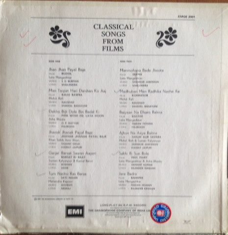 Various - Hindi Classical Songs From Films (Vinyl)