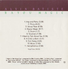 Alvin Batiste - Bayou Magic (CD) Image