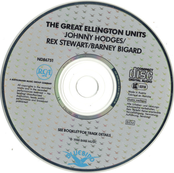 Various - The Great Ellington Units (CD) Image