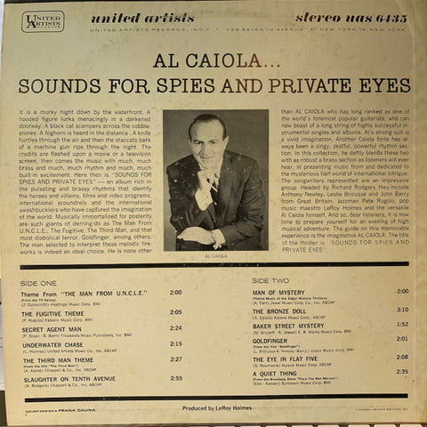 Al Caiola - Al Caiola...Sounds For Spies And Private Eyes (Vinyl) Image