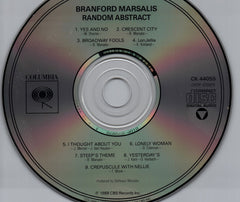 Branford Marsalis - Random Abstract (CD) Image