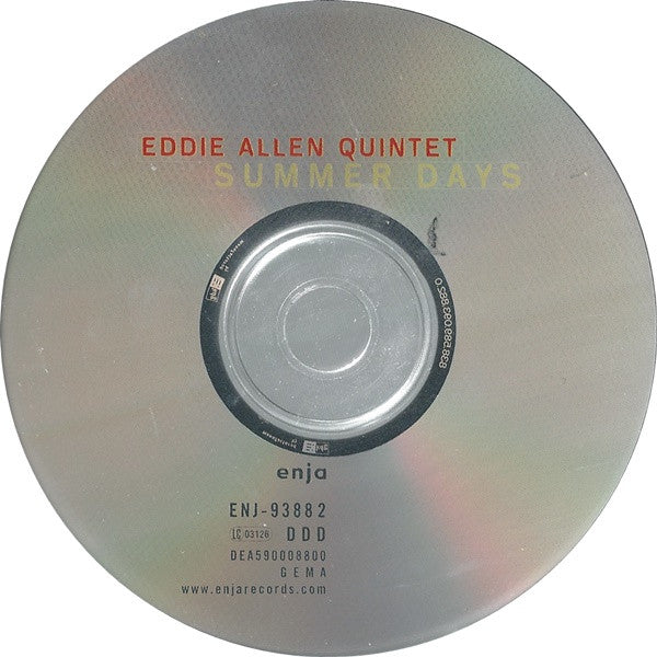 Eddie Allen Quintet - Summer Days (CD) Image