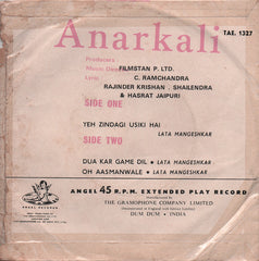 C. Ramchandra - Anarkali (45-RPM)