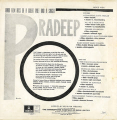 Pradeep - Hindi Film Hits Of A Great Poet And A Singer (Vinyl) Image