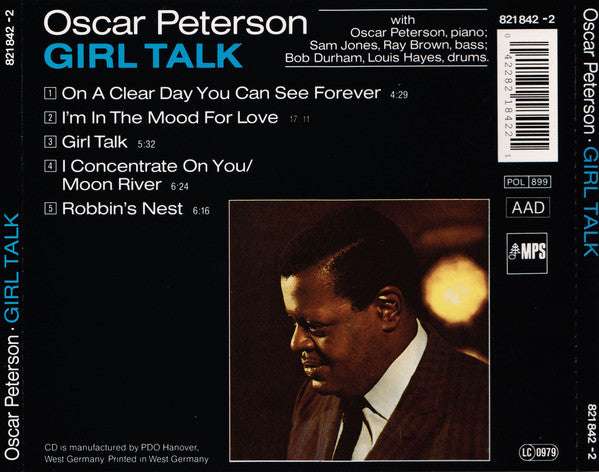 Oscar Peterson - Girl Talk (CD) Image