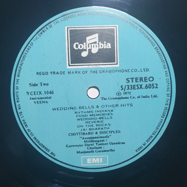 Chitti Babu - Musings Of A Musician Volume II Accompanied By His Disciples (Vinyl) Image