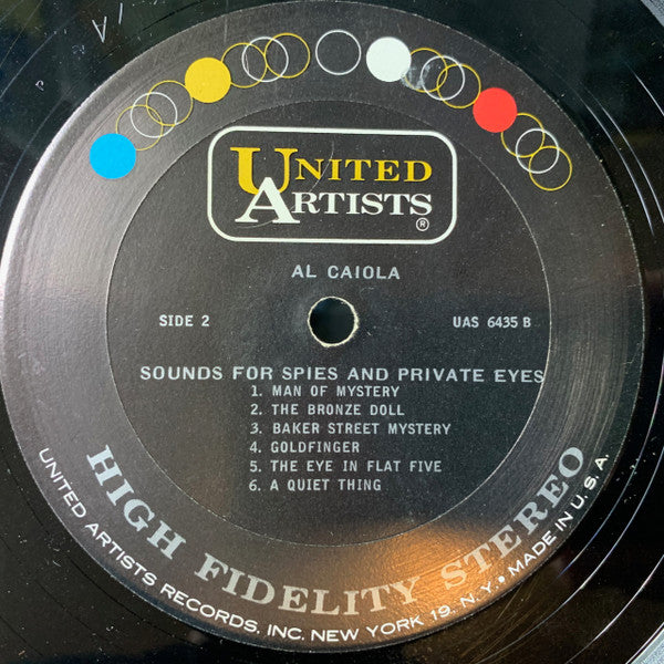 Al Caiola - Al Caiola...Sounds For Spies And Private Eyes (Vinyl) Image
