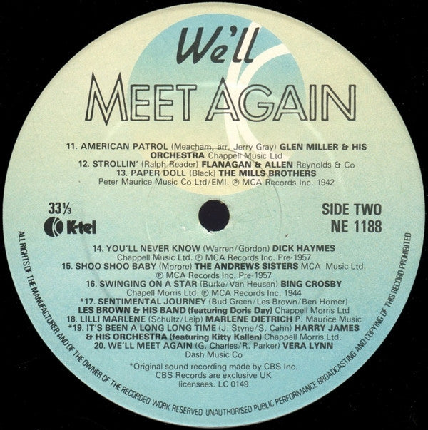 Various - We'll Meet Again (Vinyl) Image