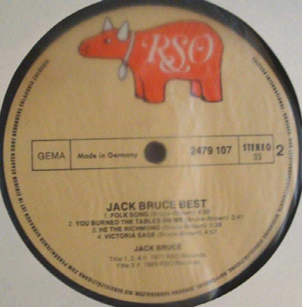 Jack Bruce - At His Best (Vinyl) (2 LP) Image