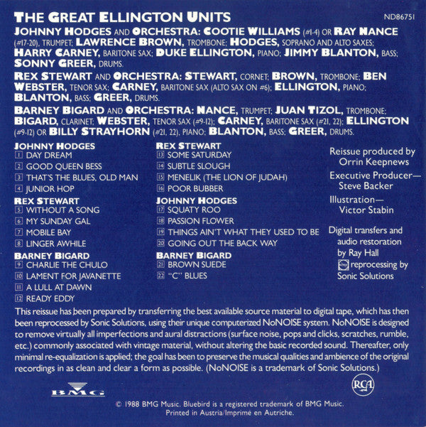 Various - The Great Ellington Units (CD) Image