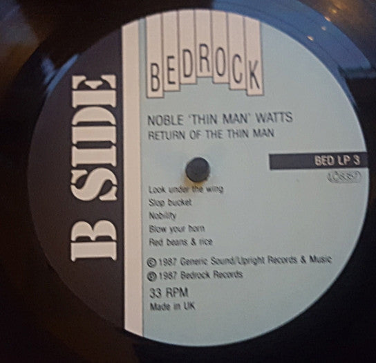 Noble Watts - Return Of The Thin Man (Vinyl) Image