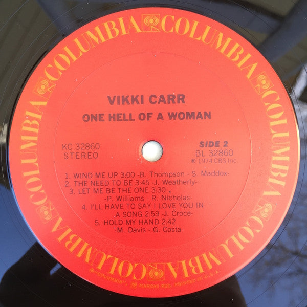 Vikki Carr - One Hell Of A Woman (Vinyl)