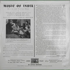 Ali Akbar Khan, Chatur Lal - Music Of India (Morning And Evening Ragas) (Vinyl) Image