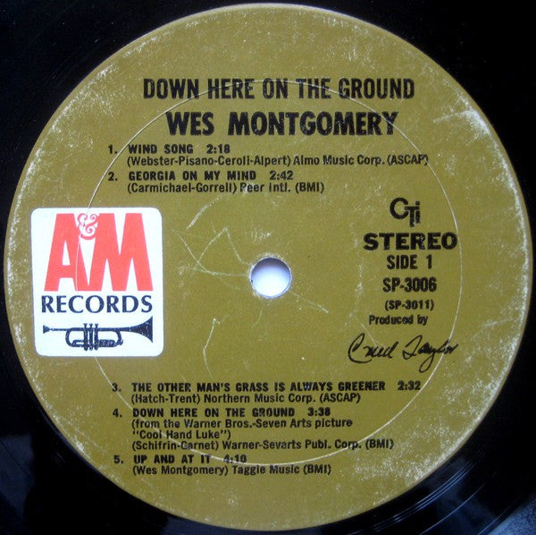 Wes Montgomery - Down Here On The Ground (Vinyl) Image